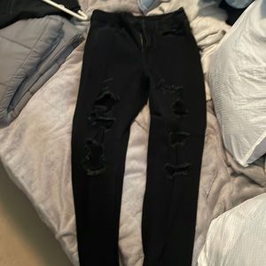 American Eagle ripped jeans